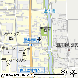 佐賀県鳥栖市酒井西町347周辺の地図