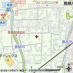 佐賀県鳥栖市轟木町周辺の地図