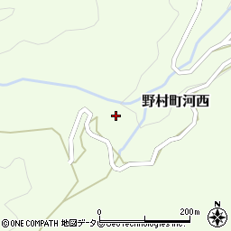 愛媛県西予市野村町河西583周辺の地図