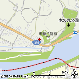 福岡県朝倉市山田174-1周辺の地図