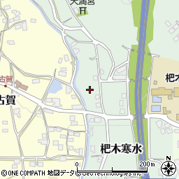 福岡県朝倉市杷木寒水184-4周辺の地図