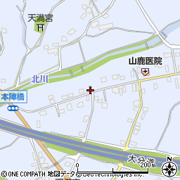 福岡県朝倉市杷木志波4877周辺の地図