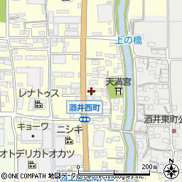 佐賀県鳥栖市酒井西町343周辺の地図