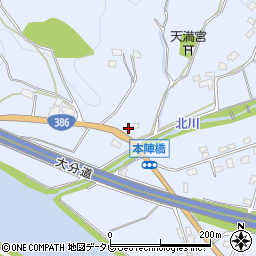 福岡県朝倉市杷木志波5900周辺の地図