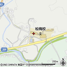 佐賀市立小中一貫校松梅校中学部周辺の地図