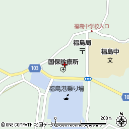 国民健康保険直営松浦市立福島診療所周辺の地図
