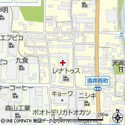 佐賀県鳥栖市酒井西町821周辺の地図