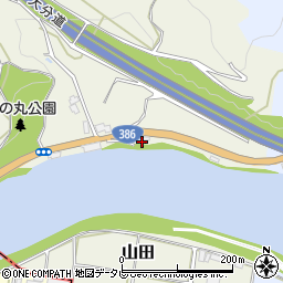 福岡県朝倉市山田47周辺の地図