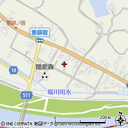 福岡県朝倉市山田278周辺の地図