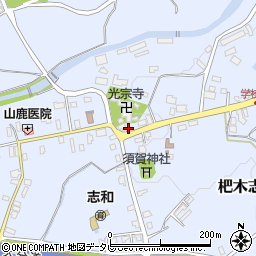 福岡県朝倉市杷木志波6111-1周辺の地図