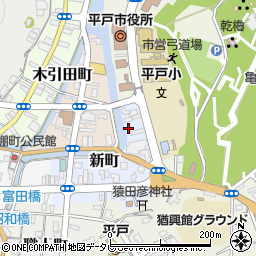 長崎県平戸市新町14周辺の地図