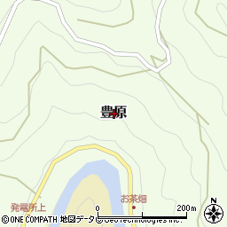 高知県高岡郡梼原町豊原周辺の地図