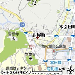 上の木寺染物店周辺の地図