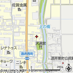 佐賀県鳥栖市酒井西町334周辺の地図