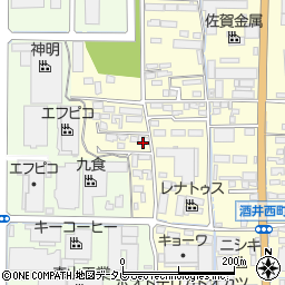 佐賀県鳥栖市酒井西町750-1周辺の地図