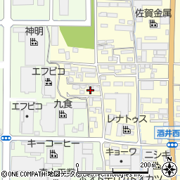 佐賀県鳥栖市酒井西町750-5周辺の地図