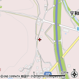 愛媛県西予市宇和町明石周辺の地図