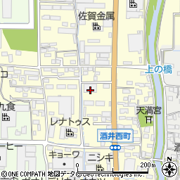 佐賀県鳥栖市酒井西町839周辺の地図