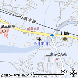 日出町川崎地区公民館周辺の地図