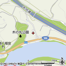 福岡県朝倉市山田104周辺の地図