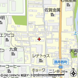 佐賀県鳥栖市酒井西町817-21周辺の地図