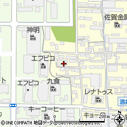 佐賀県鳥栖市酒井西町751周辺の地図