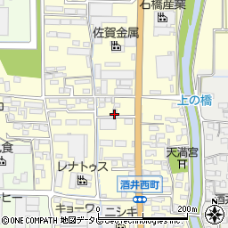 佐賀県鳥栖市酒井西町840周辺の地図