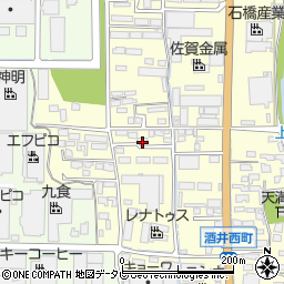 佐賀県鳥栖市酒井西町817周辺の地図