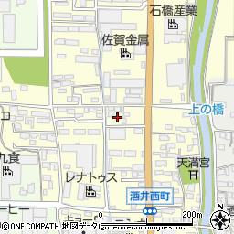 佐賀県鳥栖市酒井西町841-14周辺の地図