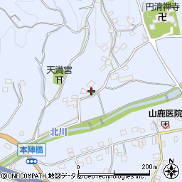 福岡県朝倉市杷木志波5727周辺の地図