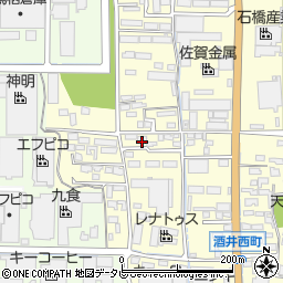 佐賀県鳥栖市酒井西町817-5周辺の地図