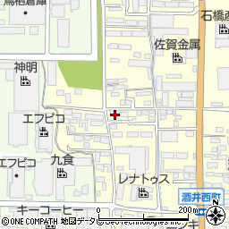 佐賀県鳥栖市酒井西町817-1周辺の地図