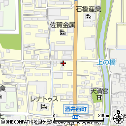 佐賀県鳥栖市酒井西町841-15周辺の地図
