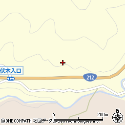 大分県日田市小河内町周辺の地図