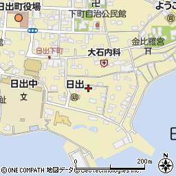 大分県速見郡日出町2703-1周辺の地図