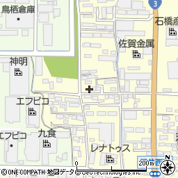 佐賀県鳥栖市酒井西町306周辺の地図