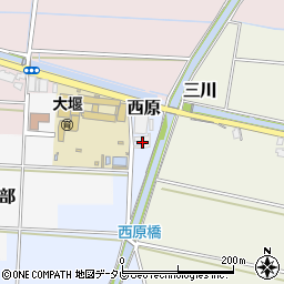 福岡県三井郡大刀洗町西原7周辺の地図