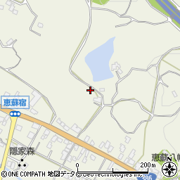 福岡県朝倉市山田599周辺の地図