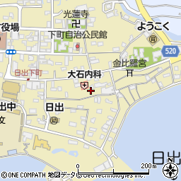 大分県速見郡日出町2874周辺の地図