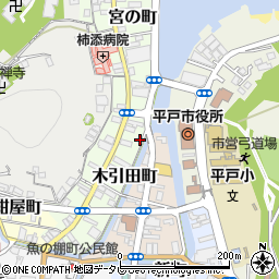 株式会社久田組　平戸事務所周辺の地図