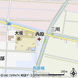 福岡県三井郡大刀洗町西原3周辺の地図