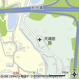 福岡県朝倉市杷木寒水337周辺の地図
