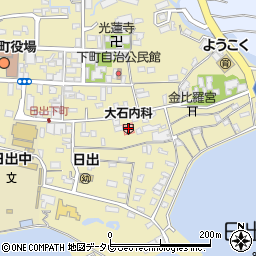 大石内科医院周辺の地図