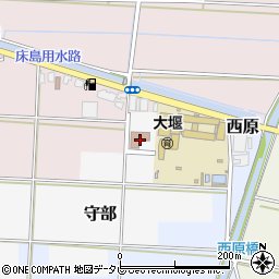 福岡県三井郡大刀洗町守部504-1周辺の地図