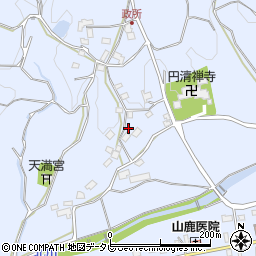 福岡県朝倉市杷木志波5663周辺の地図