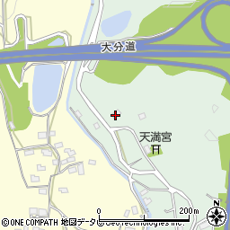福岡県朝倉市杷木寒水344周辺の地図