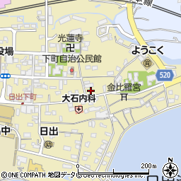 大分県速見郡日出町2846周辺の地図