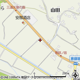 福岡県朝倉市山田2329周辺の地図