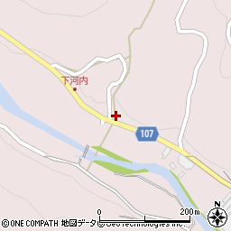 大分県日田市小野122周辺の地図