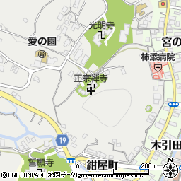 正宗禅寺周辺の地図